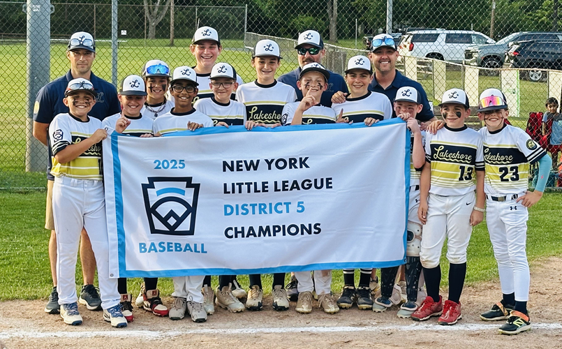 2025 District 5 Little League Champions